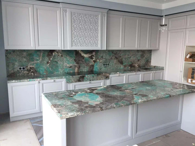 Green Amazonite Granite Countertop Green Amazonite Granite Countertop