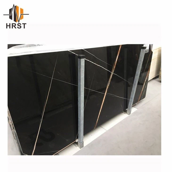 Marbre Noir Sahara Marmo Nero Tunisi Slabs