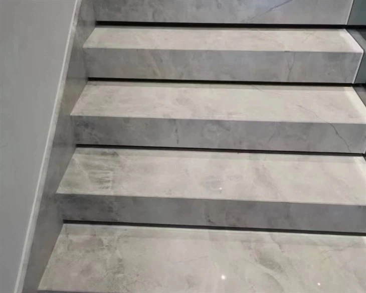 Himalayan Gray Marble stair Himalayan Gray Marble stair
